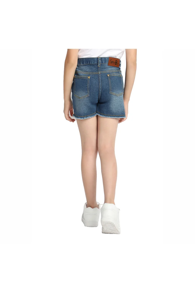  Girls Blue Color Short - 4
