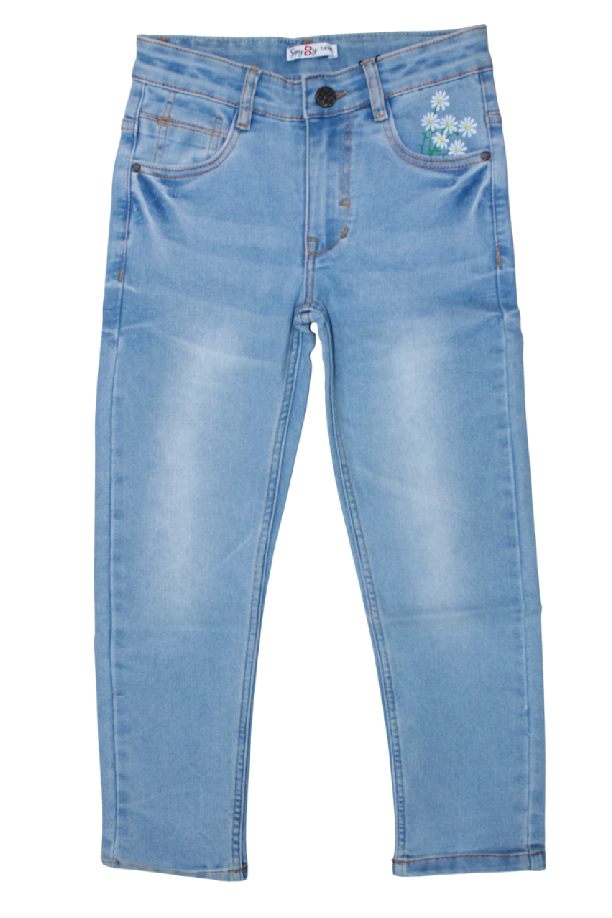 Spyby Girls Blue Color Jeans