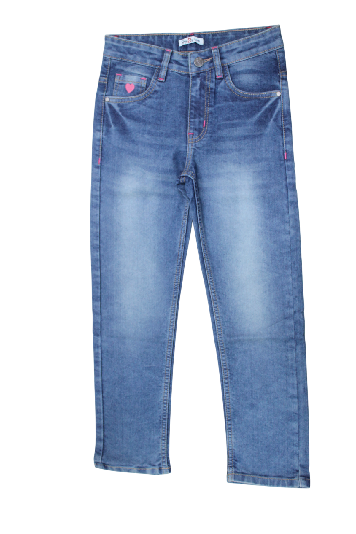 Spyby Girls Blue Color Jeans