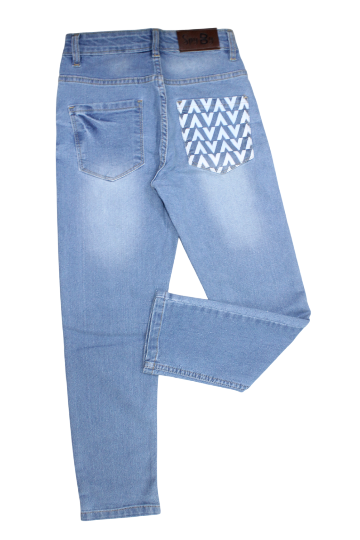 Spyby Boys Sky Blue Color Jeans - 2