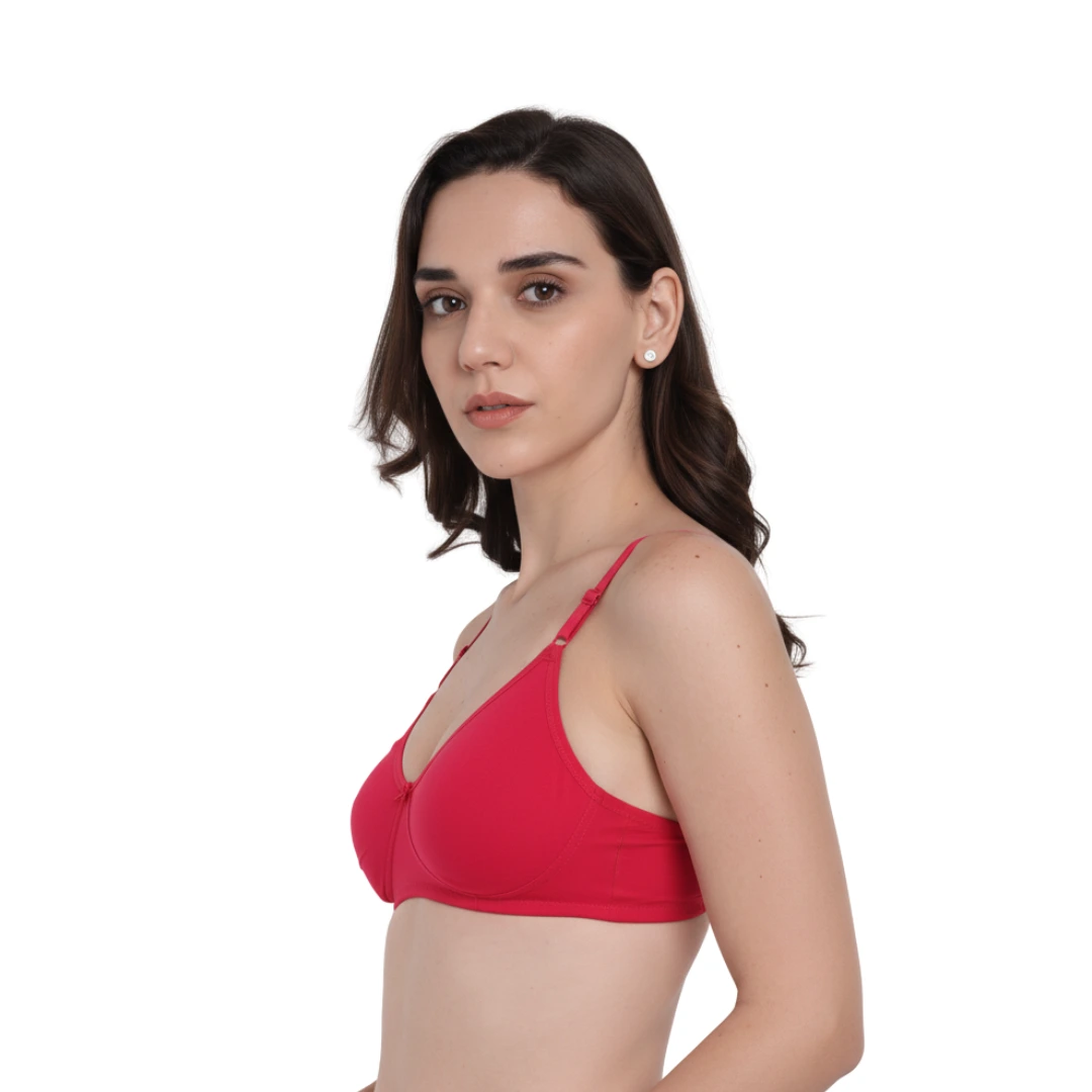 SELENA Wirefree Everyday Comfort Bra - MPINK - 3