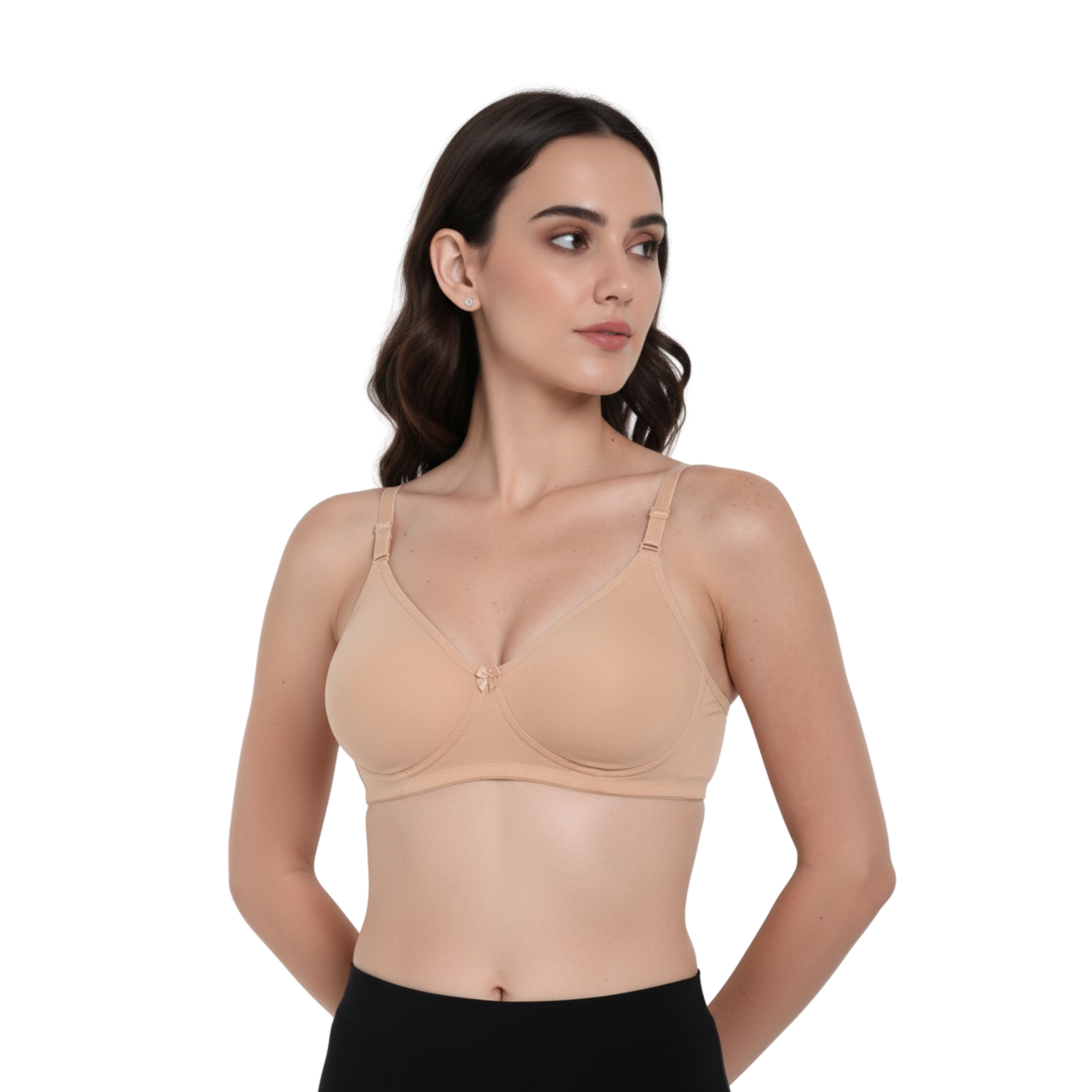 SELENA Wirefree Everyday Comfort Bra - Skin - 6