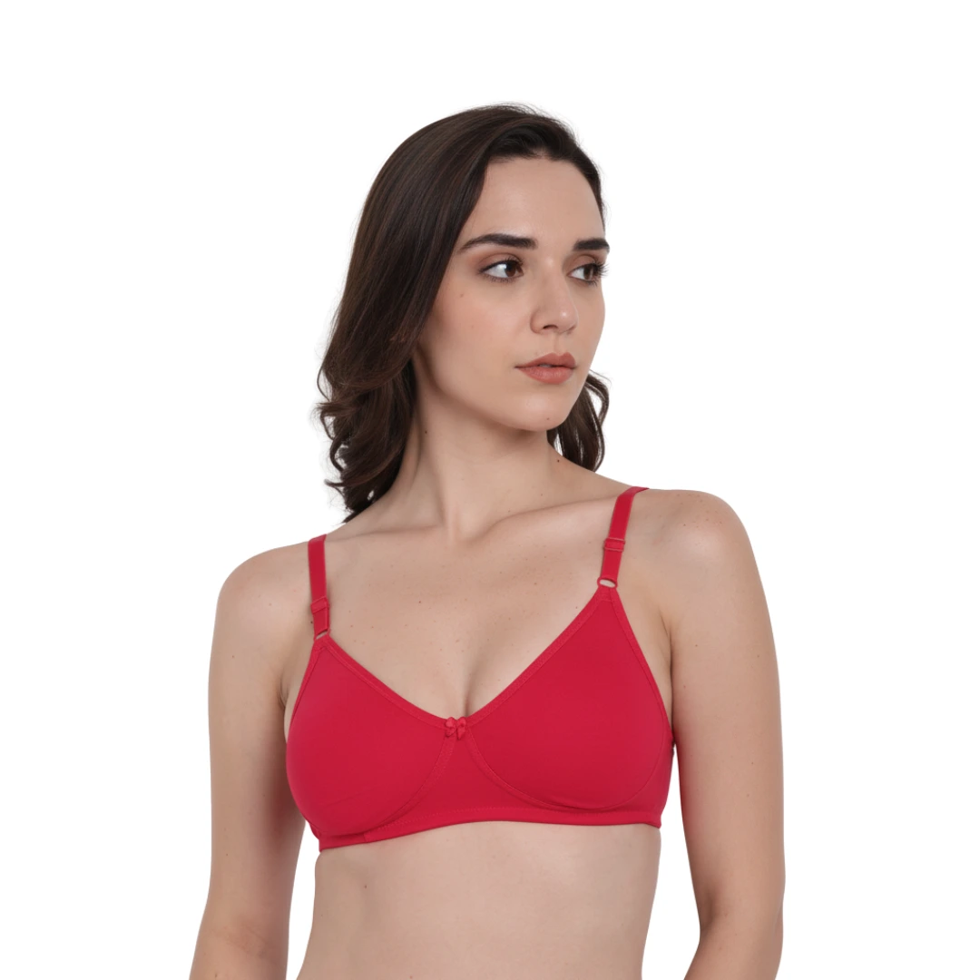 SELENA Wirefree Everyday Comfort Bra - MPINK - 2