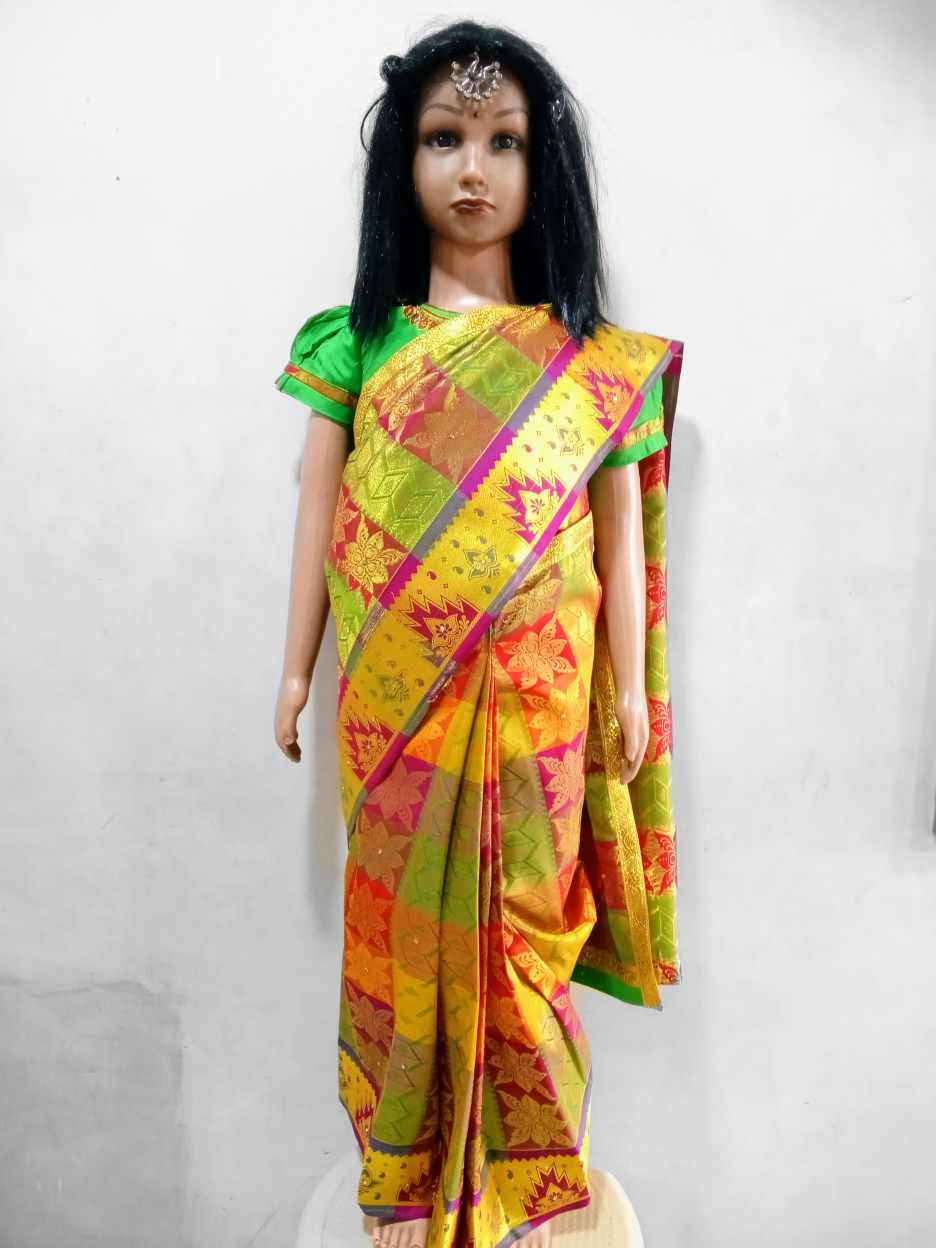 kids saree style, Traditional Wear for Girl,how to drape saree for kid,fancy  dress,Gujarati saree - YouTube